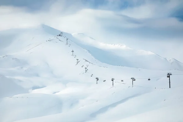 Asansörlü Minimalist Kayak Merkezi Görünümü — Stok fotoğraf