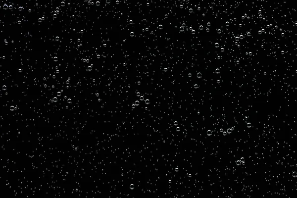 Bublina Textura Izolované Černém Pozadí Pro Skládání Fotografie Blízka — Stock fotografie