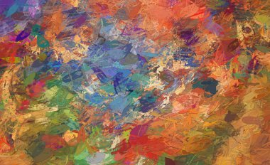 Soyut Akrilik Boyama Duyguları arkaplanı