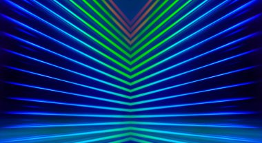 Karanlığın üzerindeki soyut ışık