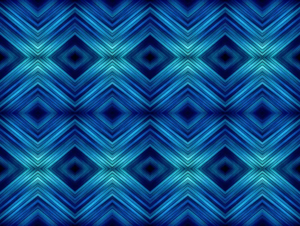 抽象的な青のライトテクスチャの背景 クレイジー正方形 酸性青の色を持つ明るい幾何学模様 抽象幾何学的背景 毒酸グリーン技術の背景 — ストック写真