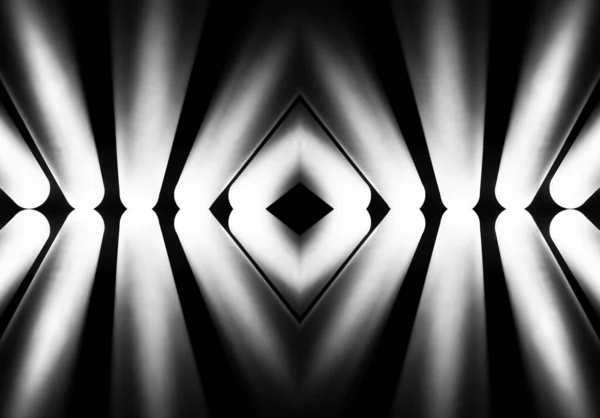 暗闇の中で抽象的なネオンライト — ストック写真