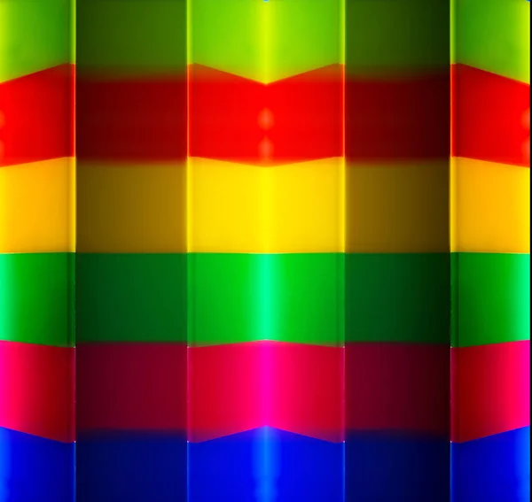 Farbe Kunststoff Form Plexiglas Hinterleuchtet Mit Leds Auf Balck Hintergrund — Stockfoto