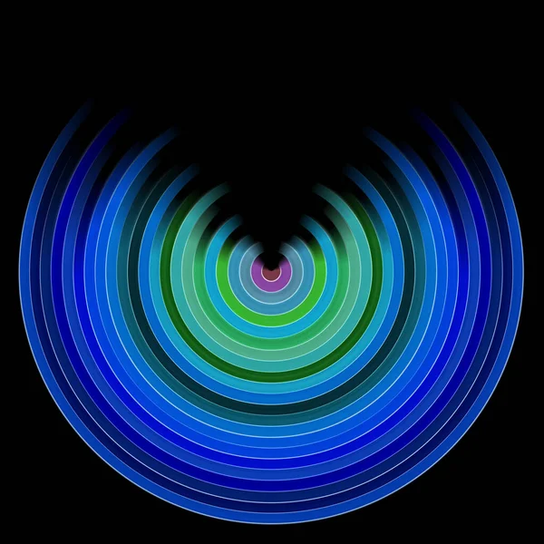 勾配スペクトル円運動の背景 — ストック写真
