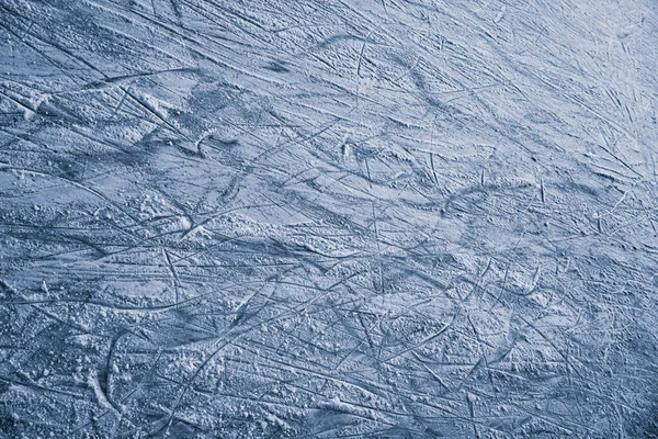 Eis Schlittschuhkratzern Nahsicht — Stockfoto