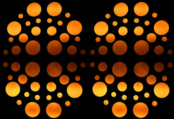 Светло Оранжевые Круги — стоковое фото