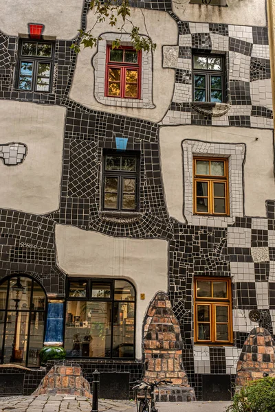 Βιέννη Αυστρία Σεπτεμβρίου 2022 Οικία Hundertwasser Στη Βιέννη Αυστρία Τουριστικό — Φωτογραφία Αρχείου