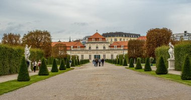 Vienna, Austria, September 27 2022 The Belvedere is a historic building complex in Vienna. The buildings are set in a Baroque park landscape in the third district of the city