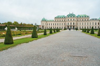 Vienna, Austria, September 27 2022 The Belvedere is a historic building complex in Vienna. The buildings are set in a Baroque park landscape in the third district of the city