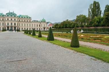 Vienna, Austria, September 27 2022 The Belvedere is a historic building complex in Vienna. The buildings are set in a Baroque park landscape in the third district of the city