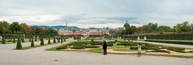 Vienna, Austria, September 27 2022 The Belvedere is a historic building complex in Vienna. The buildings are set in a Baroque park landscape in the third district of the city