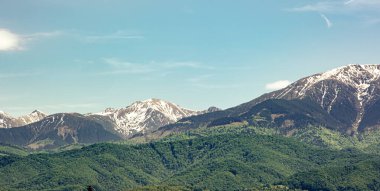view of the famous Romanian mountains Fagaras