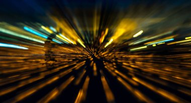 Işıklar yakınlaştırma tekniklerini, yıldız warp hızını kameranın içinde ve dışında yakınlaştırma efektini kullanır.