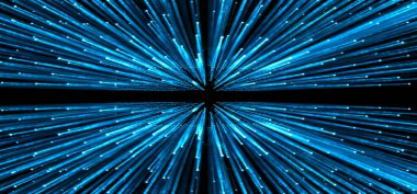 Işıklar yakınlaştırma tekniklerini, yıldız warp hızını kameranın içinde ve dışında yakınlaştırma efektini kullanır.