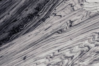 bir yeraltı tuz madeninde doğal, çiğ tuz dokusu, Turda tuz madeni, Romanya