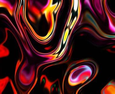 abstract liquid wave background, flowing liquid, Generative AI Art