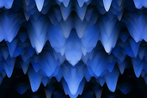 アート イラスト デザインのレイアウトに適した視覚的に3次元魅力的な背景 抽象的なフラクタル波スマッジ — ストック写真