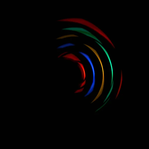 Lumières Douces Sentiers Avec Led Multicolore — Photo