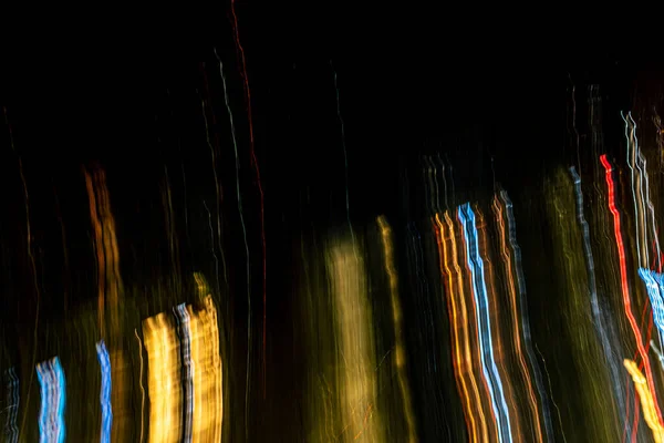 Geschwindigkeit Lichtlinie Bewegungsunschärfe Auf Dunklem Hintergrund Datenübertragungssimulation — Stockfoto