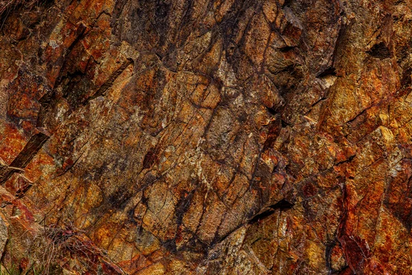 Sfondo Naturale Roccia Rossa Texture Montagne Cindrel Romania — Foto Stock