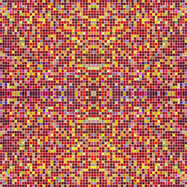 Kolorowe Abstrakcyjne Ceramiczne Kwadraty Mozaikowe Płytek Ceramicznych — Zdjęcie stockowe