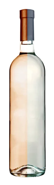 Botella Vidrio Dos Colores Vino —  Fotos de Stock