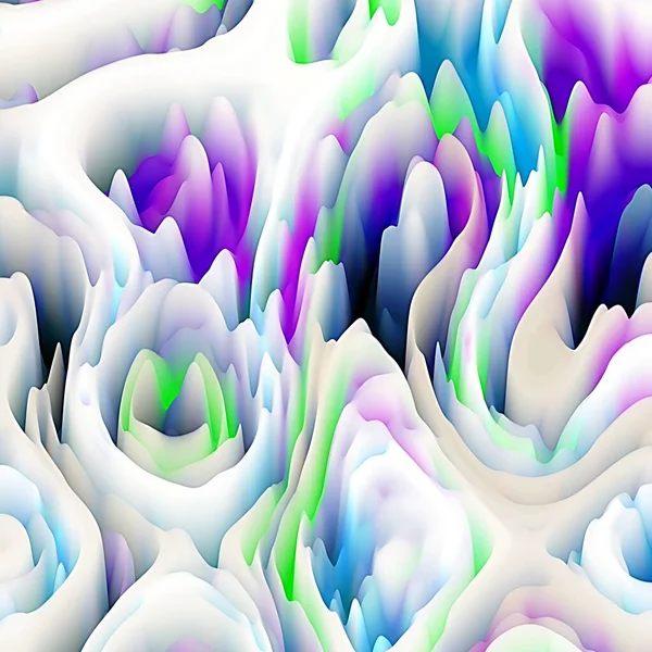 アート イラスト デザインのレイアウトに適した視覚的に3次元魅力的な背景 デジタル花シリーズ — ストック写真