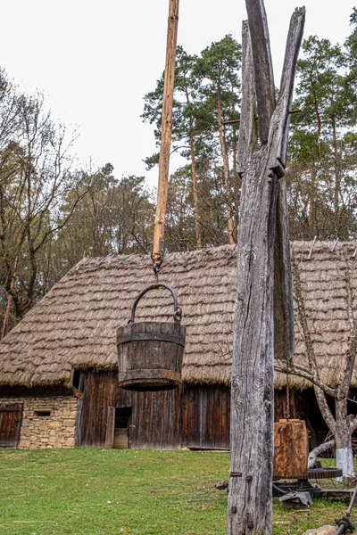 Prachtig Landelijk Landschap Van Roemeens Traditioneel Huis — Stockfoto