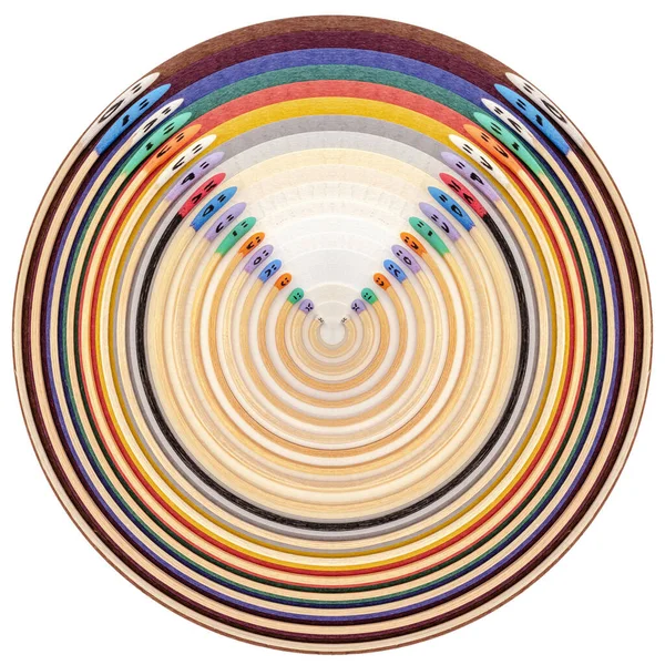 Multicolored Matchsticks Multicolored Paper — Fotografia de Stock