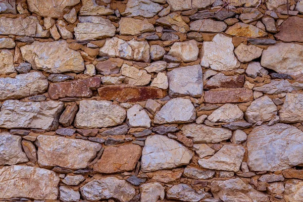 Part Old Stone Wall Background Texture — Stock Photo, Image