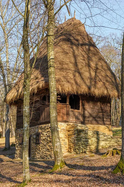 Indah Pedesaan Dari Rumania Rumah Tradisional — Stok Foto