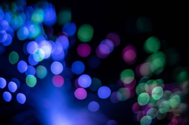 Ufuk ışık bokeh arka plan