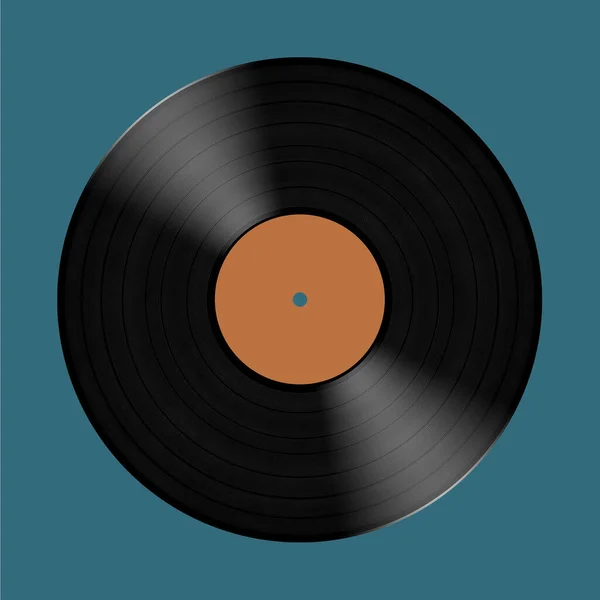 Retro Vintage Vinyl Record Цветной Площади — стоковое фото