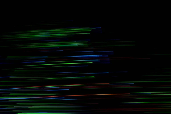 Velocidade Desfoque Movimento Linha Luz Fundo Escuro — Fotografia de Stock