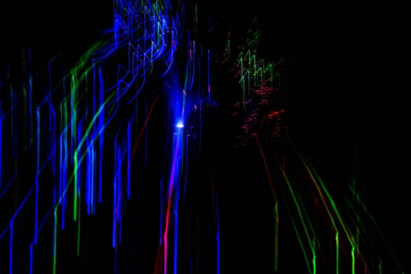 Швидкість Світлової Лінії Розмивання Руху Темному Фоні — стокове фото