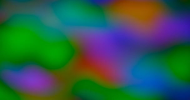 Kleurrijke Regenboog Gedefocuste Gradiënt Abstracte Bewegende Achtergrond — Stockvideo