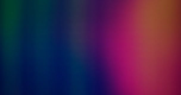 カラフルな虹に焦点を当てたグラデーションの抽象的な動きの背景 — ストック動画