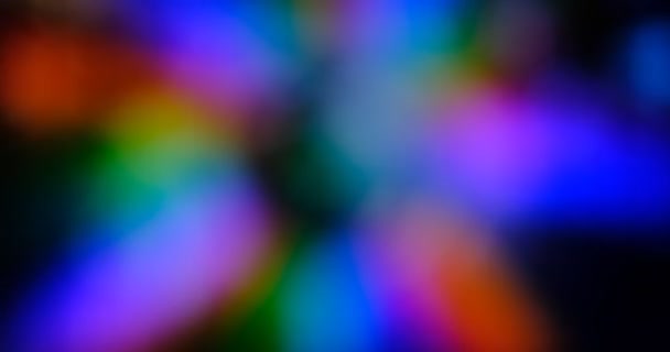Bunte Regenbogen Defokussiert Gradient Abstrakten Beweglichen Hintergrund — Stockvideo