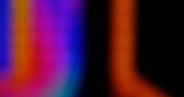 Renkli gökkuşağı odaklanmış eğimli soyut hareket eden arkaplan