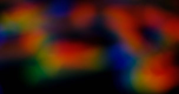 Bunte Regenbogen Defokussiert Gradient Abstrakten Beweglichen Hintergrund — Stockvideo