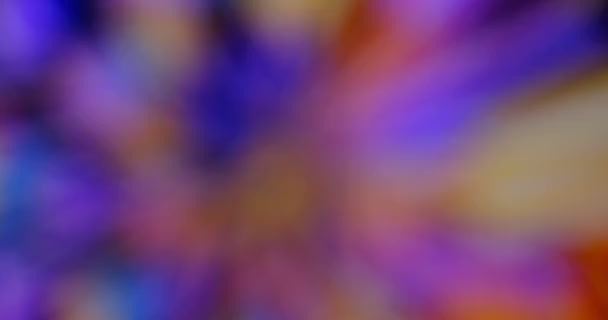 Kleurrijke Regenboog Gedefocuste Gradiënt Abstracte Bewegende Achtergrond — Stockvideo