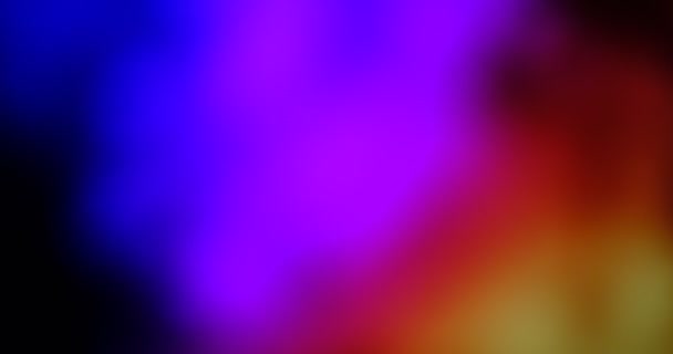 カラフルな虹に焦点を当てたグラデーションの抽象的な動きの背景 — ストック動画