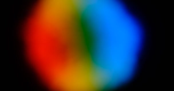 Colorful Rainbow Defocused Gradient Abstract Moving Background — Stock Video