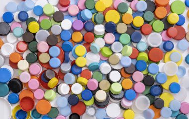 Geri dönüştürülmüş Plastik Şişe Kapakları