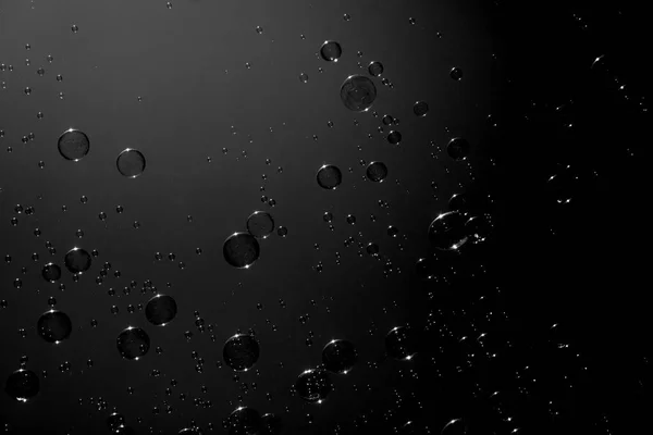 Soap Bubbles Dark Background — Stock Photo, Image