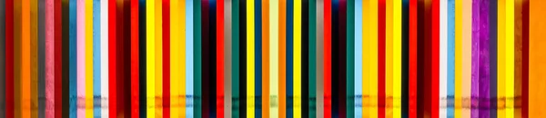 Stapel Farbig Gegossener Acrylplatten Nahsicht — Stockfoto