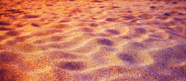 Zachód Słońca Piaszczystej Plaży — Zdjęcie stockowe