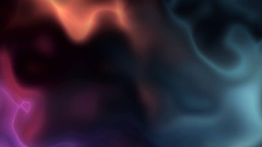 Eğri şekiller birbirinin içine girme renkli psychedelic arka plan yaptı