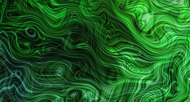 Eğri şekiller birbirinin içine girme renkli psychedelic arka plan yaptı