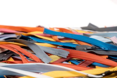Bağlayıcı kumaş veya tekstil için el yapımı terzilik desenli çok renkli plastik fermuarlar veya Zip Fasteners